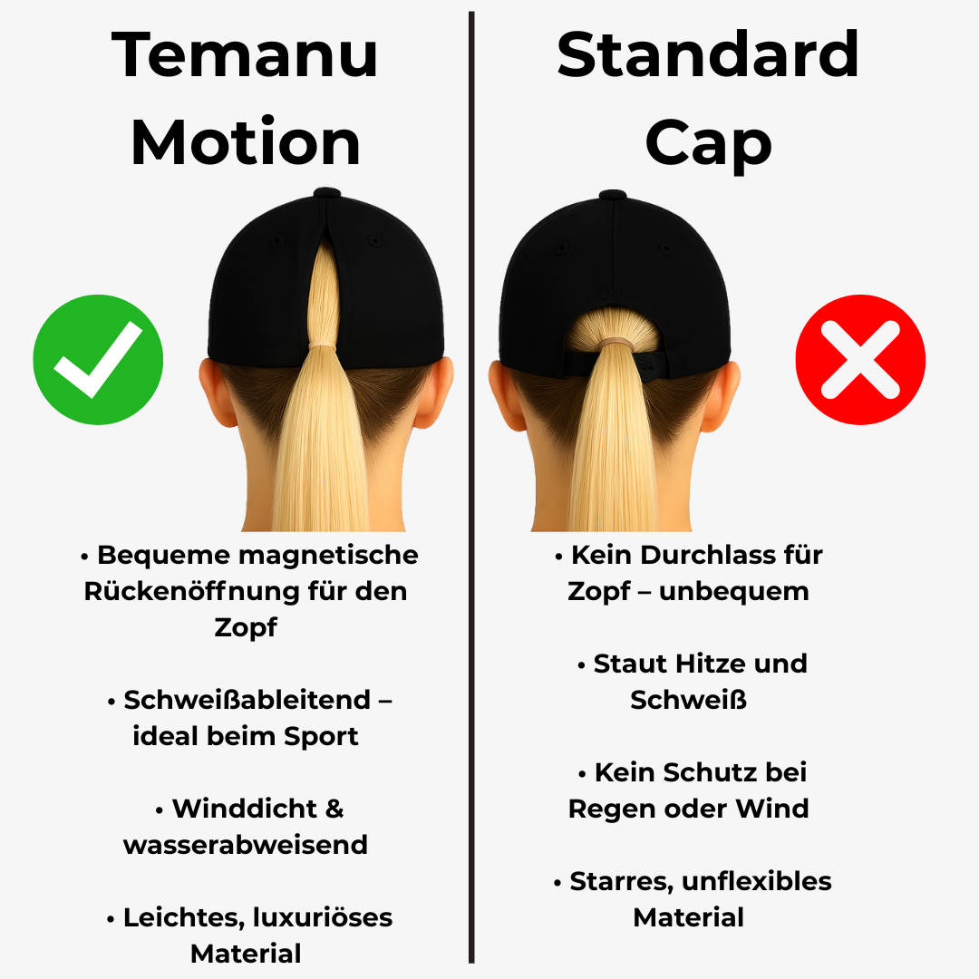 Temanu Motion™-Magnetische Zopf-Cap für Frauen | Flexibel & Stylisch